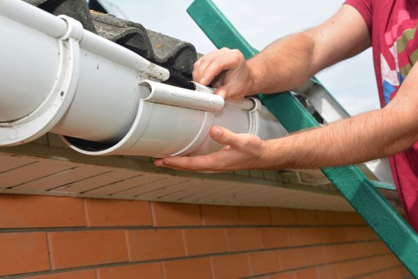 Large Gutter Repair in Parrish