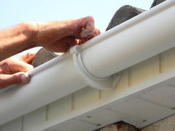 Plastic Gutter Repair in Parrish