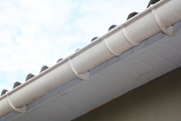 Plastic Gutter Installation in Parrish