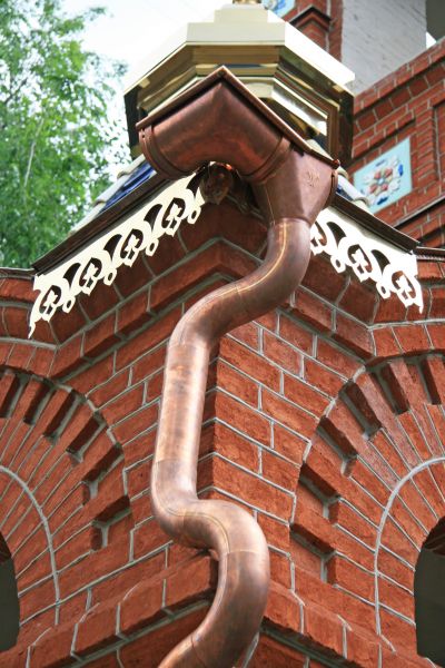 Church Downspout Installation in Parrish